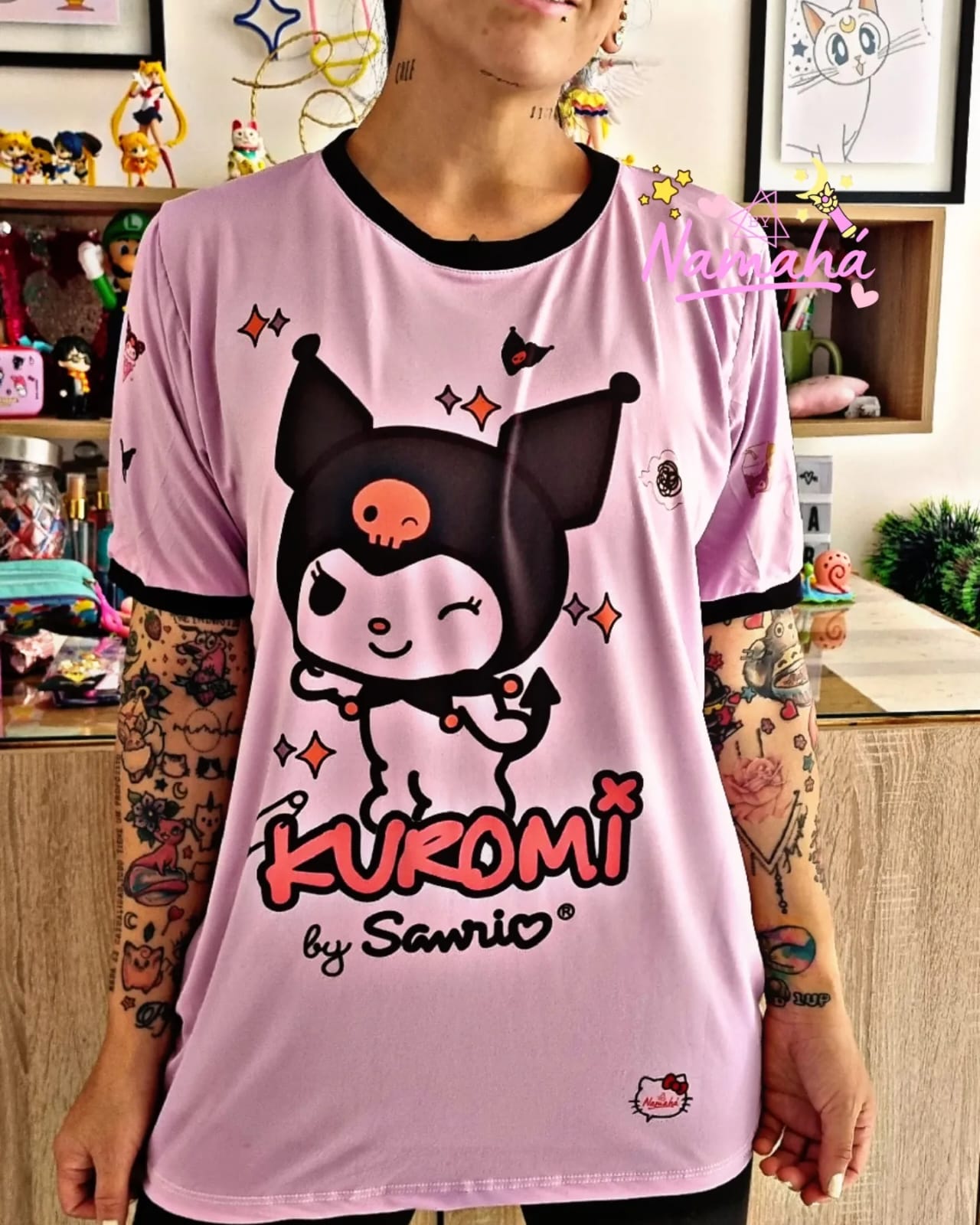Camiseta de camiseta KUROMI - Namahá Camisetas